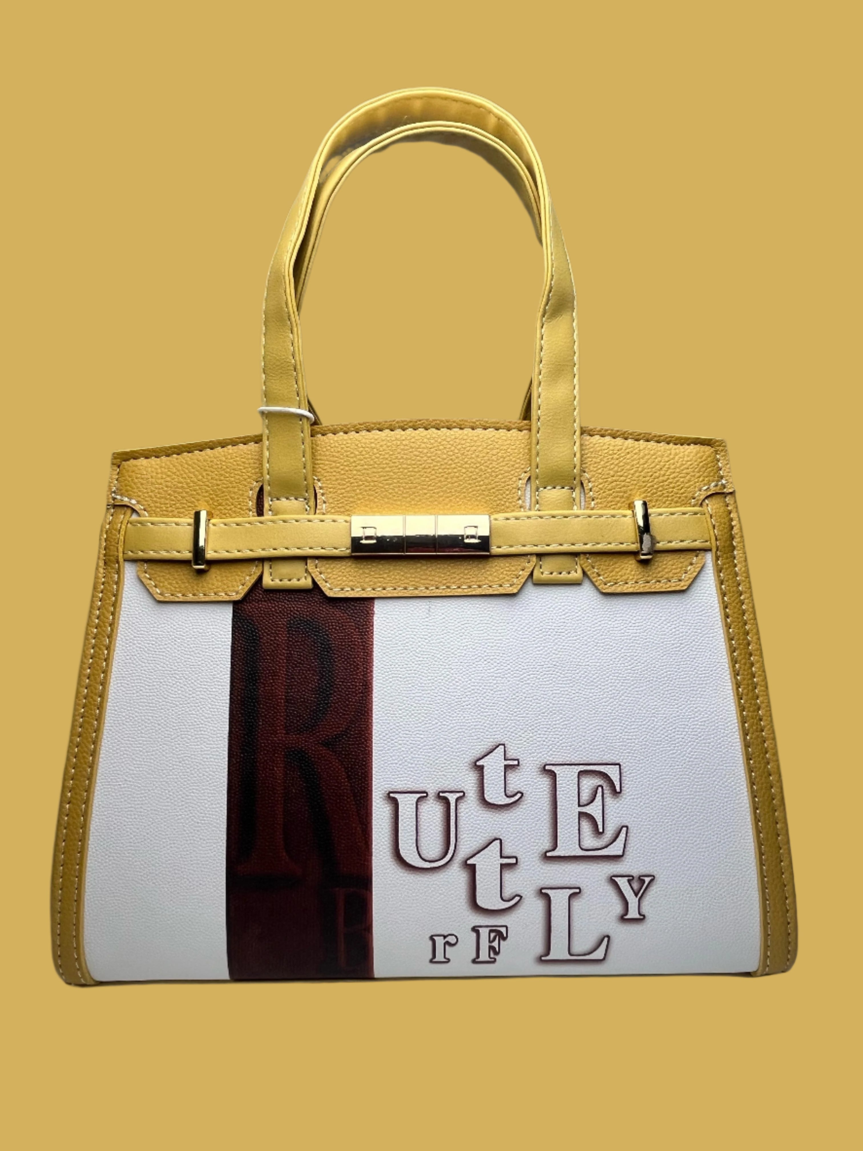 YELLOW ELEGANCE TOTE