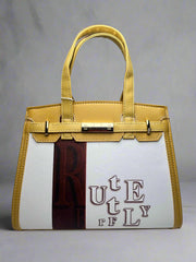 YELLOW ELEGANCE TOTE