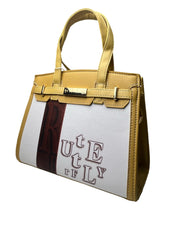 YELLOW ELEGANCE TOTE